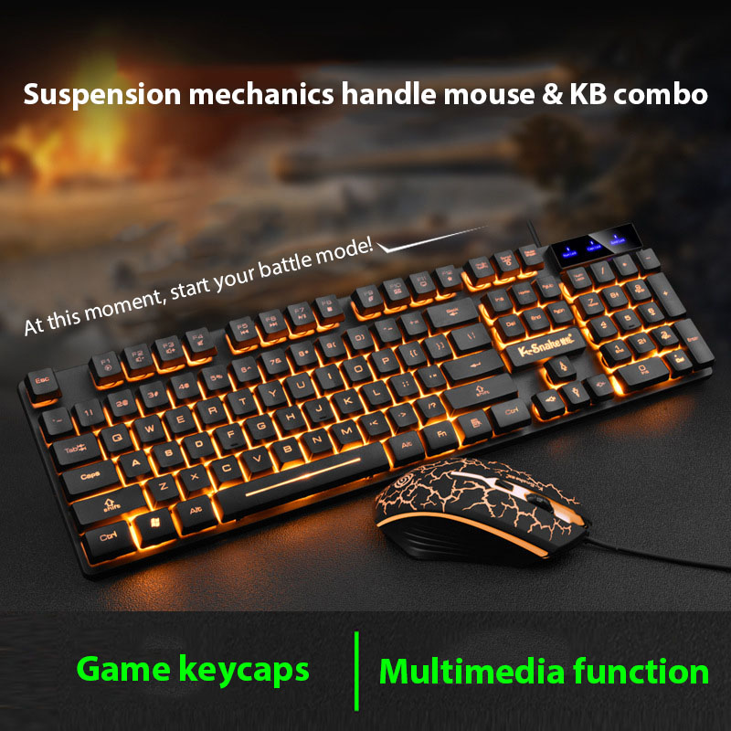Gaming Keyboard Mouse Combo - Set tastiera e mouse KM320 Tastiera
