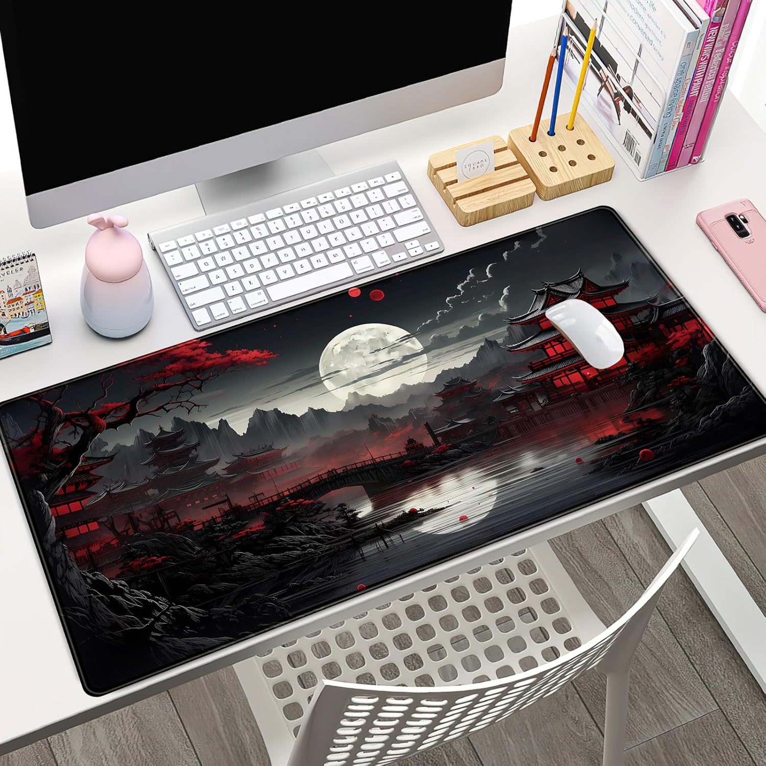 Gaming Keyboard And Mouse Pad - Tappetino da scrivania giapponese Tappetino da