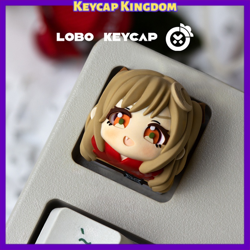Gaming Keyboard Typewriter - Principessa Cosmica Kaguya! Keycap Artigianale Personalizzato