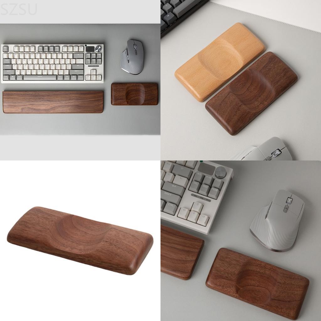 Wrist Rest Wood - Poggiapolsi per mouse in legno SZSU
