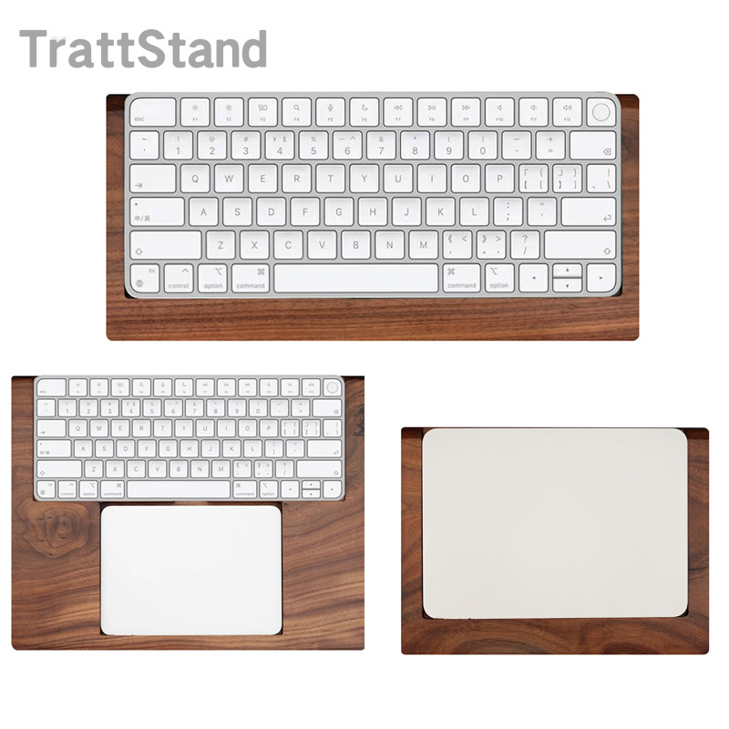 Wrist Rest Wood - Supporto 2 in 1 in legno