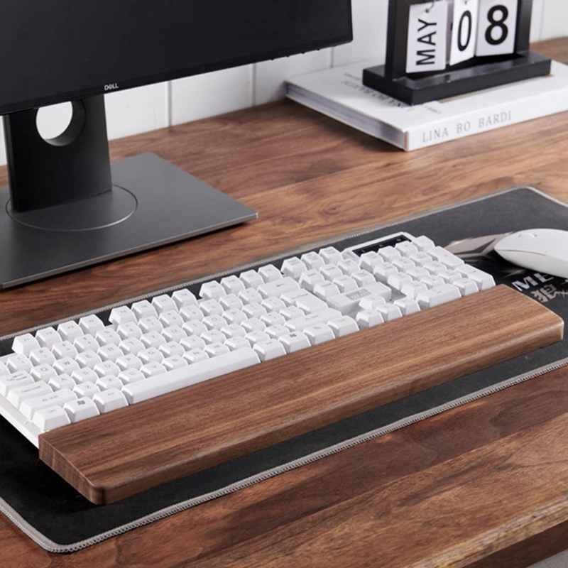 Wrist Rest Wood - Staffa per tastiera in legno massello