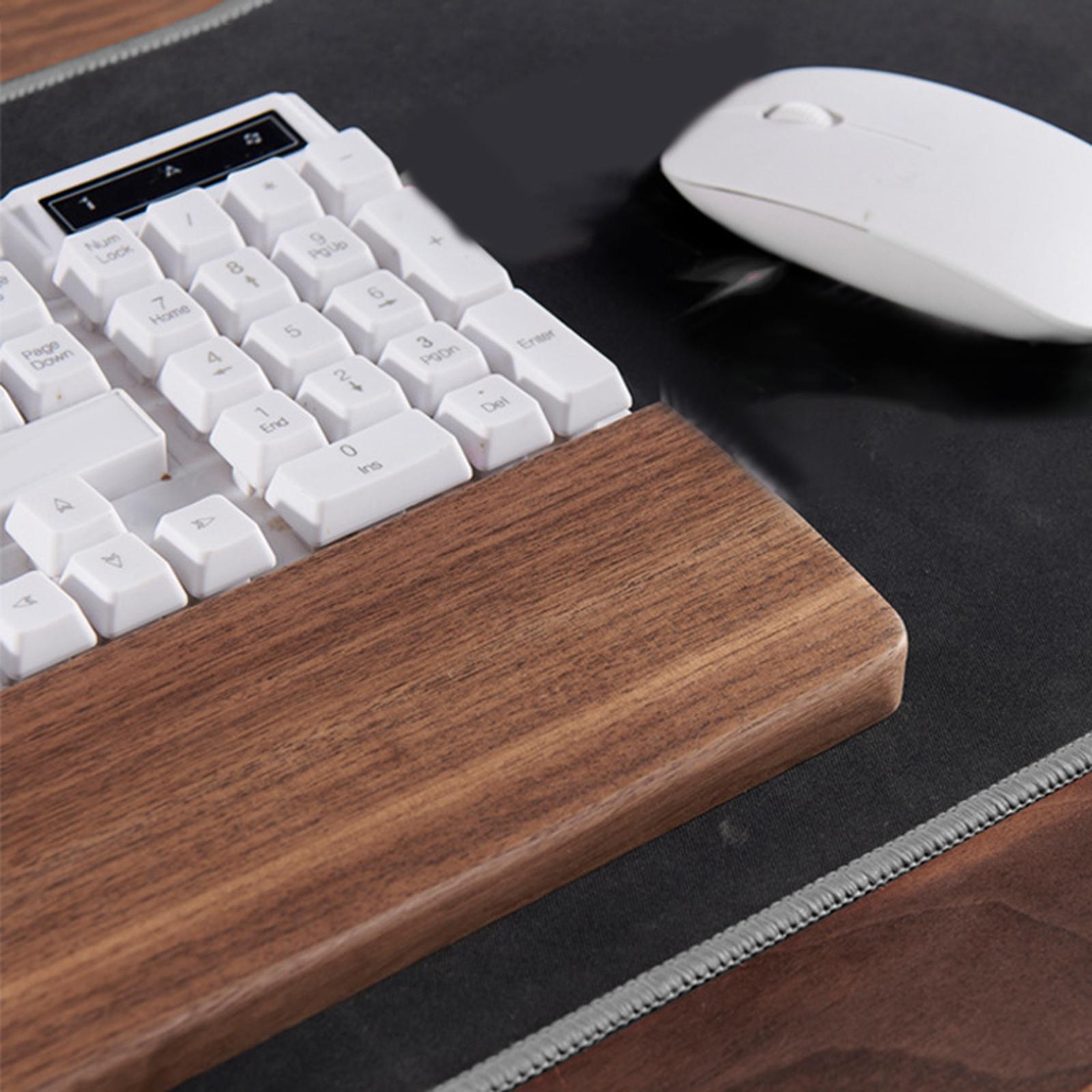 Wrist Rest Wood - Poggiapolsi in legno per tastiera, supporto