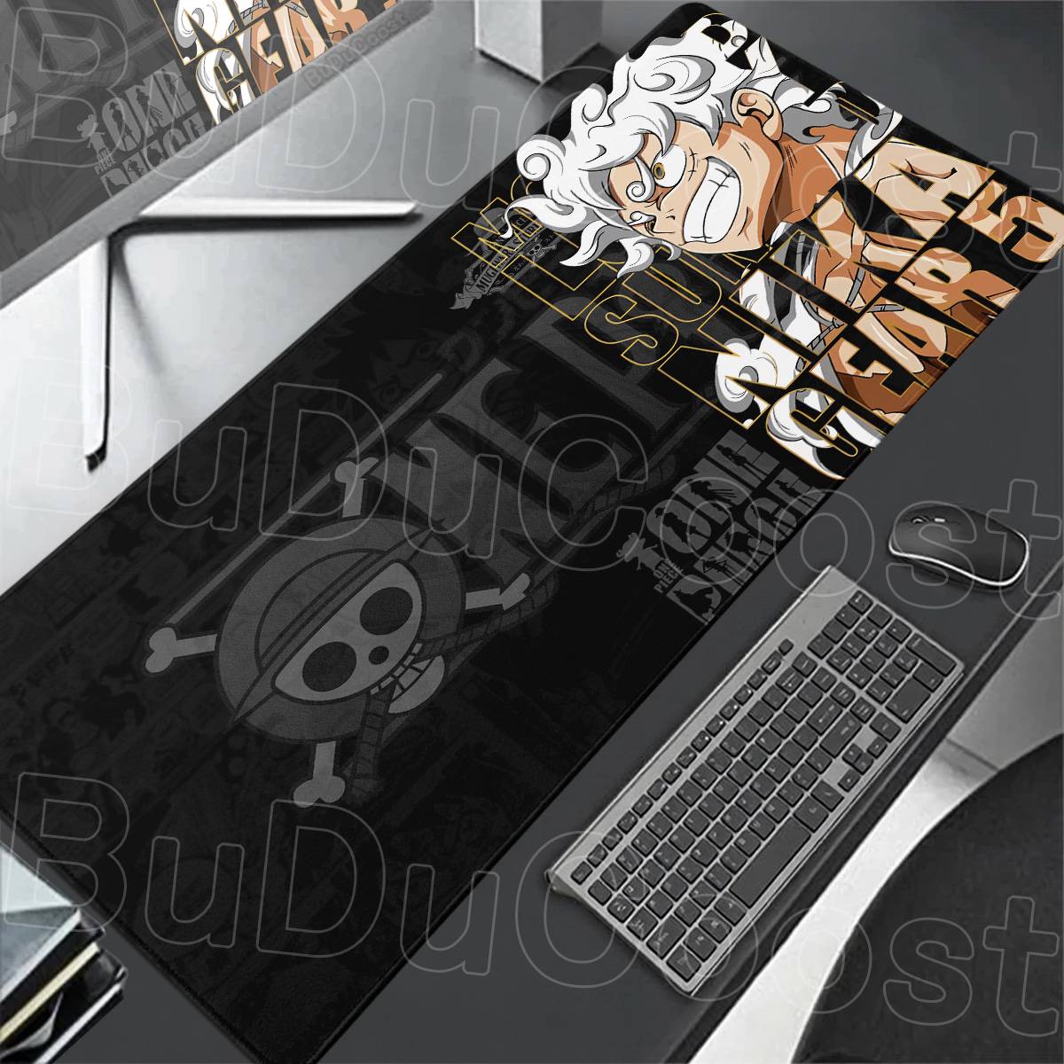 Gaming Keyboard Typewriter - Tappetino per mouse One Piece Luffy