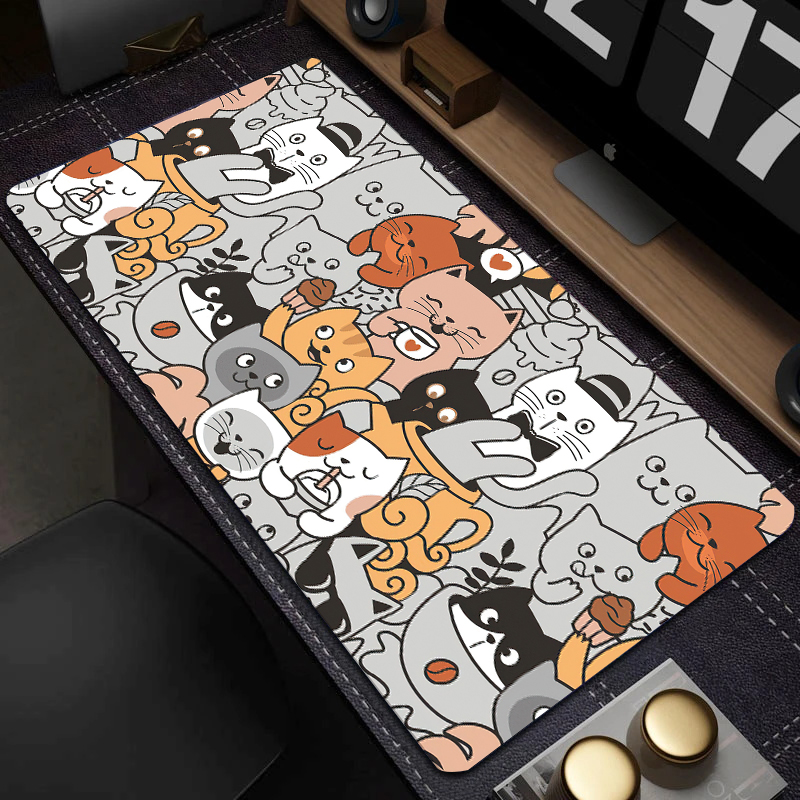 Gaming Keyboard And Mouse Pad - Cute Cat Mouse Pad Gaming Mouse