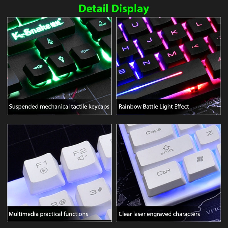 Set tastiera e mouse KM320 Tas - Gaming Keyboard Mouse Combo recensione e prezzo