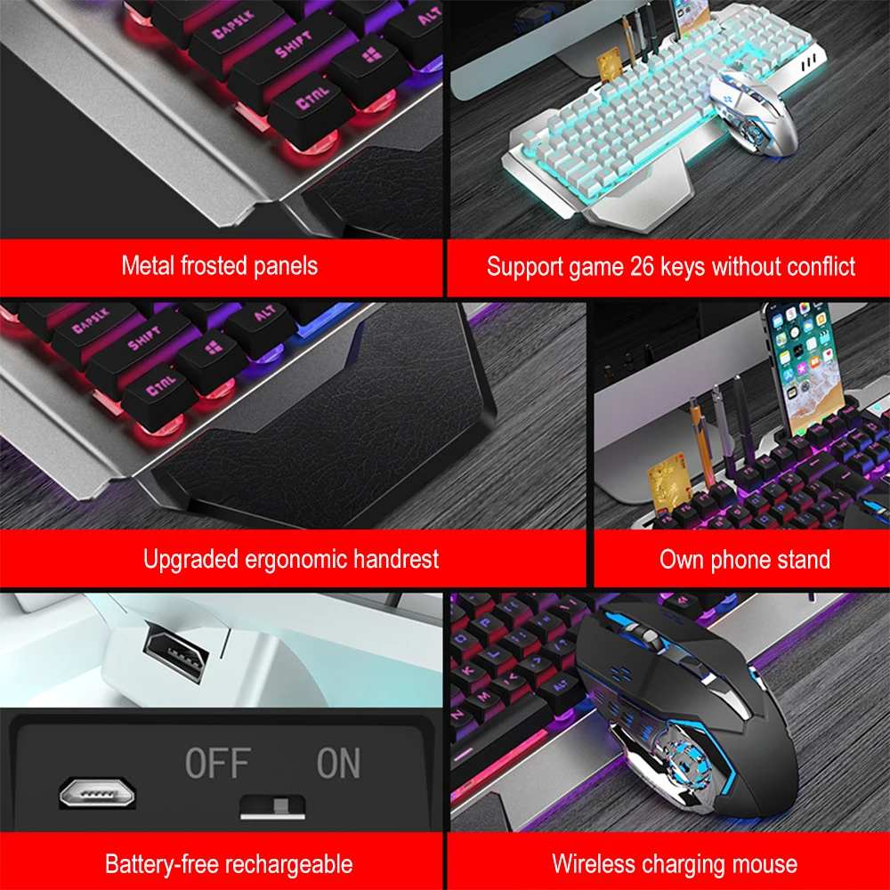 K680 ricaricabile 2.4G wireles - Gaming Keyboard Mechanical Wireless recensione e prezzo