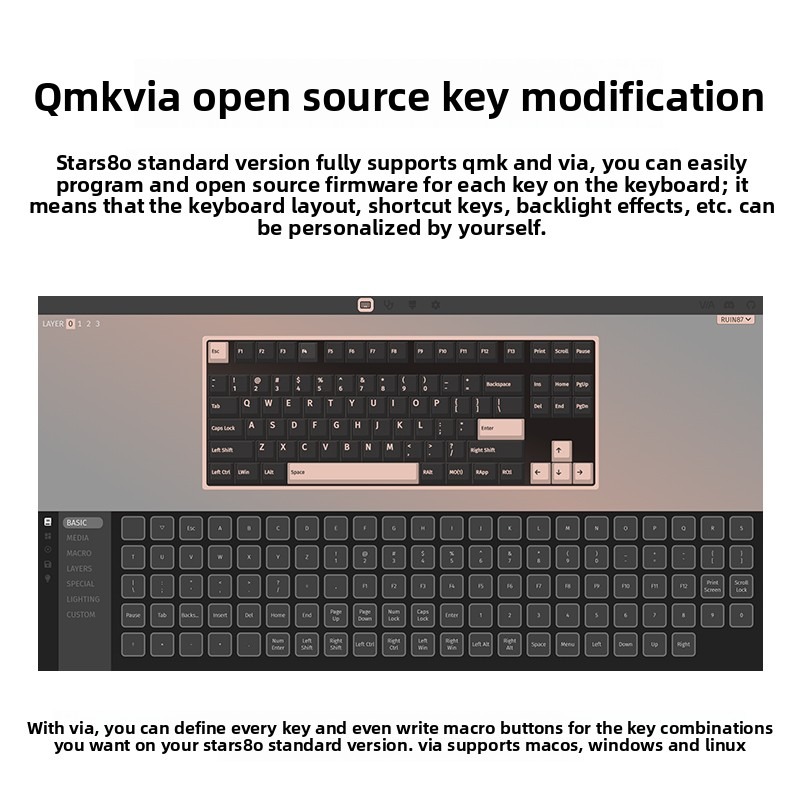 Tastiera Meccanica WEIKAV STAR - Gaming Keyboard Tkl recensione e prezzo