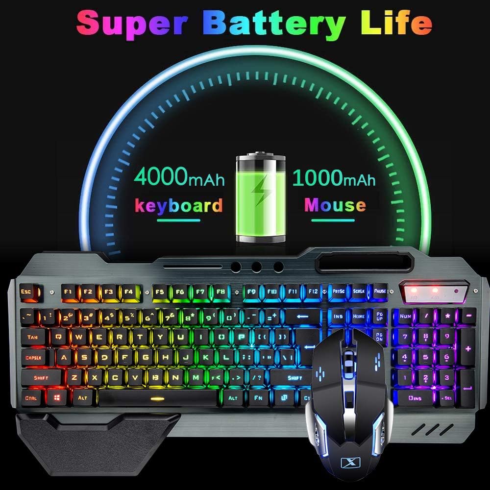 Combinazione tastiera e mouse  - Gaming Keyboard Mechanical Wireless recensione e prezzo