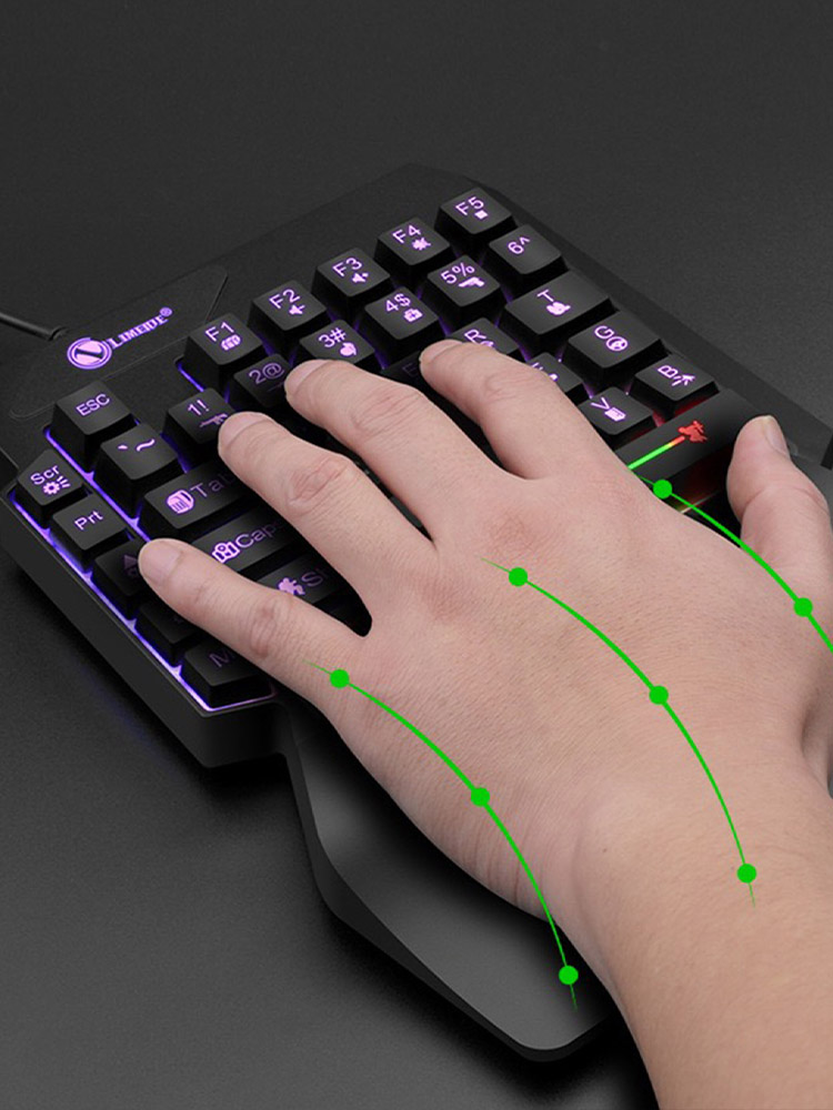 Tastiera meccanica cablata per - Gaming Keyboard Half recensione e prezzo