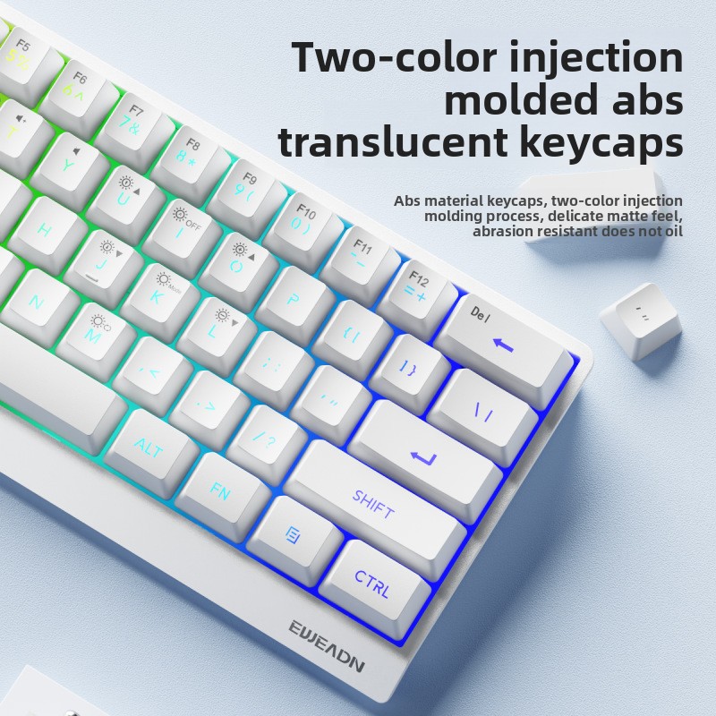 Mini tastiera wireless a 61 ta - Gaming Keyboard No Noise recensione e prezzo