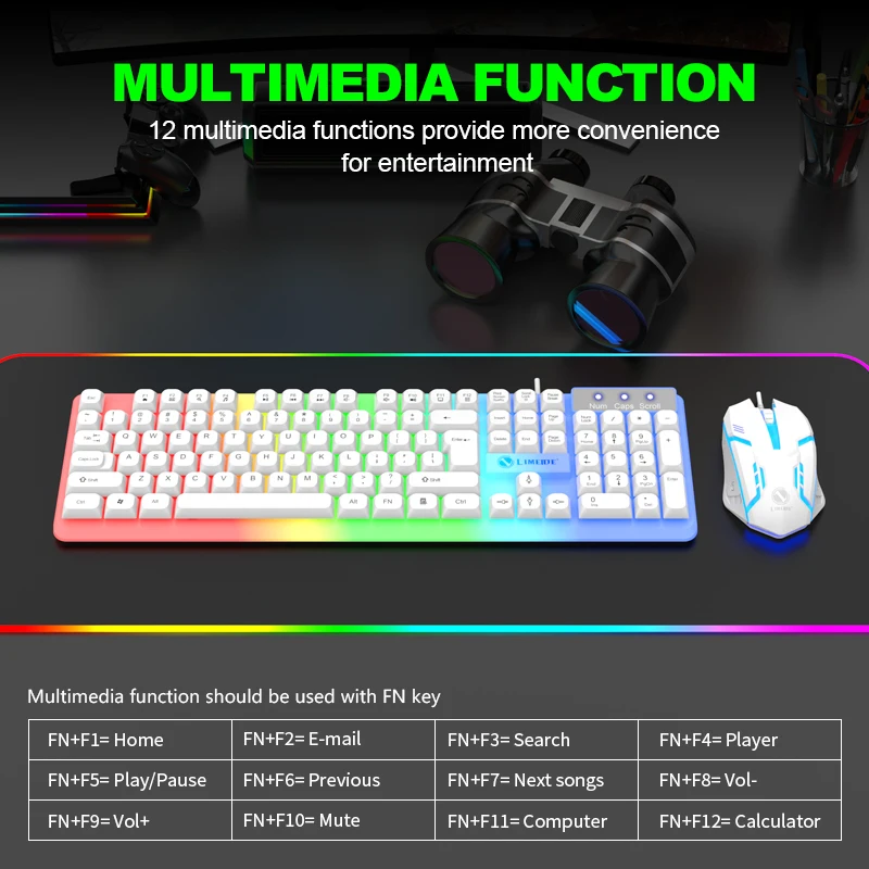 NG GTX350 Tastiera da gioco Mo - Gaming Keyboard Mouse Combo recensione e prezzo