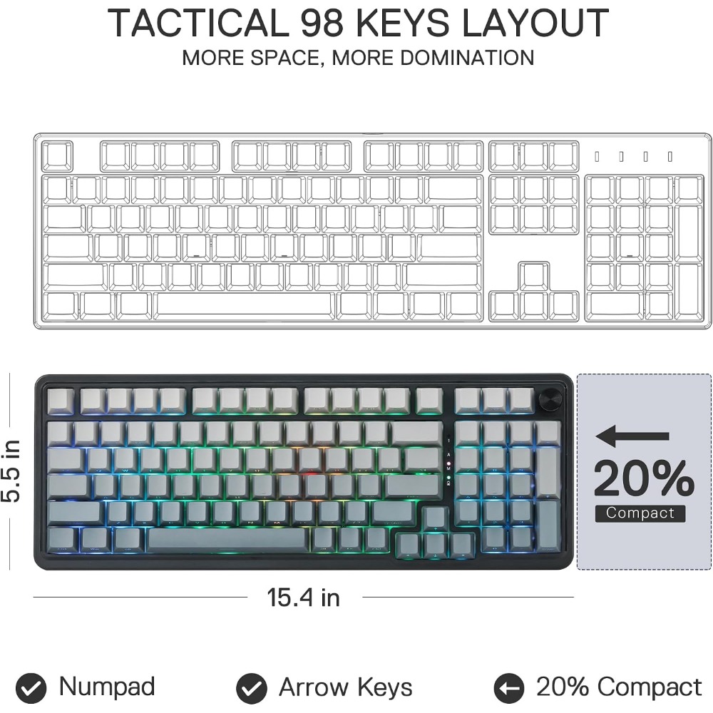 Tastiera Meccanica da Gaming W - Gaming Keyboard No Noise recensione e prezzo
