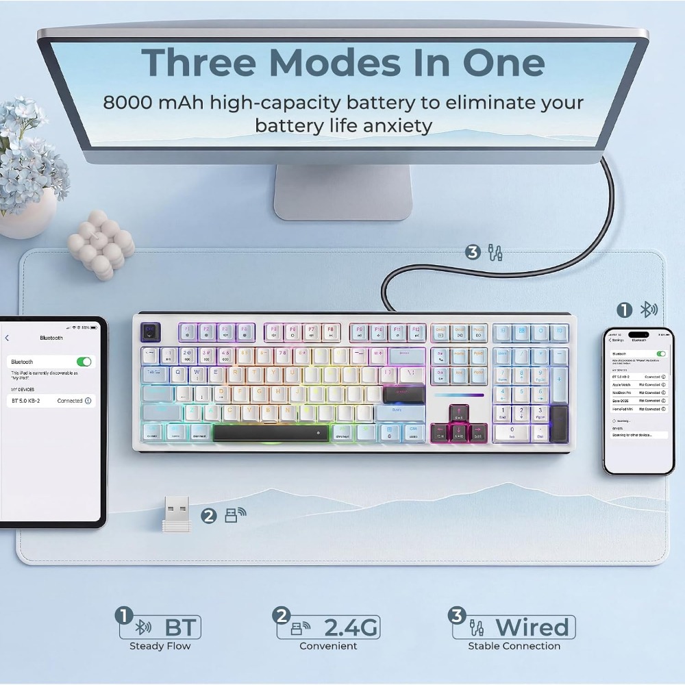 Tastiera Meccanica da Gaming a - Gaming Keyboard No Noise recensione e prezzo