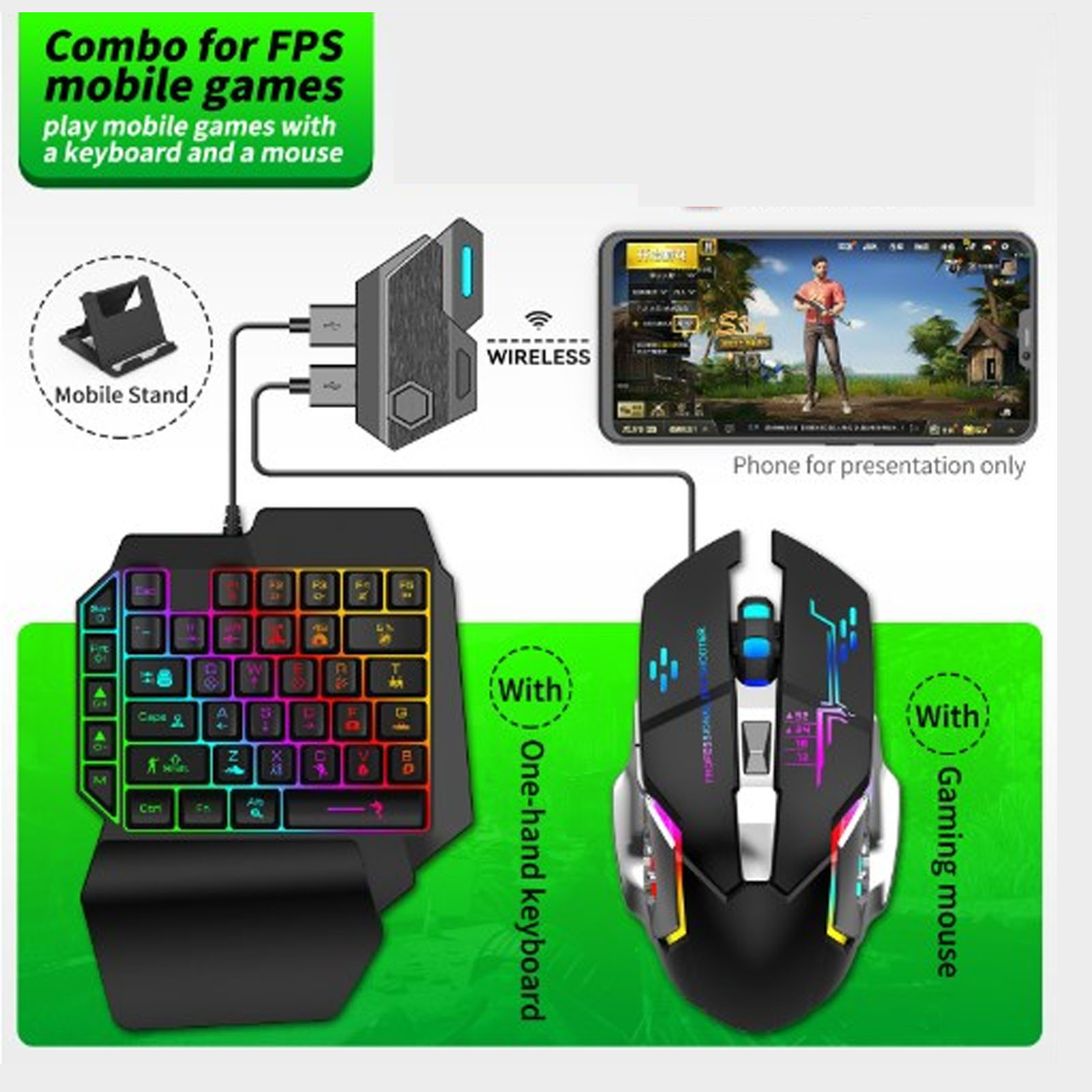 Set Convertitore Tastiera e Mo - Gaming Keyboard Half recensione e prezzo